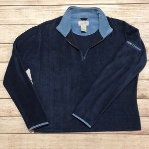 Horny Toad quarter zip fuzzy pullover